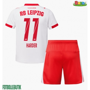 RB Leipzig Conrad Harder #11 Hemmaställ Barn 2025-26 Kortärmad (+ Korta byxor)